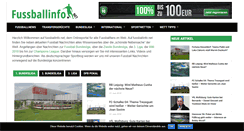Desktop Screenshot of fussballinfo.net